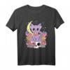 Pastel Goth Cat Girl T-Shirt – Stylisches Anime- und Manga-inspiriertes Design für Gothic-Mode & Kunstliebhaber