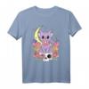 Pastel Goth Cat Girl T-Shirt – Stylisches Anime- und Manga-inspiriertes Design für Gothic-Mode & Kunstliebhaber