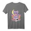Pastel Goth Cat Girl T-Shirt – Stylisches Anime- und Manga-inspiriertes Design für Gothic-Mode & Kunstliebhaber