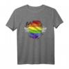 LGBTQ Regenbogen T-Shirt mit Herz – Zeige deine Unterstützung für Vielfalt, Liebe und Gleichberechtigung bei CSD und Pride-Paraden