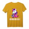40 Geburtstag T-Shirt mit lustigem Einhorn - Perfektes Geschenk für Zyniker, Misanthropen und Ironie-Liebhaber