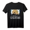 Offizielles Schlafshirt mit Hundemotiv - Golden Retriever & Labrador Welpe im Bett für Hundeliebhaber, Schlafmützen & Entspannung