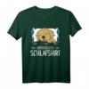 Offizielles Schlafshirt mit Hundemotiv - Golden Retriever & Labrador Welpe im Bett für Hundeliebhaber, Schlafmützen & Entspannung