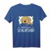 Offizielles Schlafshirt mit Hundemotiv - Golden Retriever & Labrador Welpe im Bett für Hundeliebhaber, Schlafmützen & Entspannung