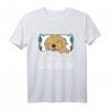 Offizielles Schlafshirt mit Hundemotiv - Golden Retriever & Labrador Welpe im Bett für Hundeliebhaber, Schlafmützen & Entspannung