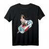 Rockabilly Pin-Up Krankenschwester Reitet Eine Spritze T-Shirt – Cooles Geschenk für Pflegekräfte, Rockfans & Festival-Style