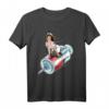 Rockabilly Pin-Up Krankenschwester Reitet Eine Spritze T-Shirt – Cooles Geschenk für Pflegekräfte, Rockfans & Festival-Style