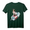 Rockabilly Pin-Up Krankenschwester Reitet Eine Spritze T-Shirt – Cooles Geschenk für Pflegekräfte, Rockfans & Festival-Style