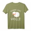 KOMME WAS WOLLE - Lustiges Schaf T-Shirt mit Spruch für Bauern, Tierliebhaber und Freunde als Geburtstags- oder Weihnachtsgeschenk