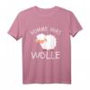 KOMME WAS WOLLE - Lustiges Schaf T-Shirt mit Spruch für Bauern, Tierliebhaber und Freunde als Geburtstags- oder Weihnachtsgeschenk