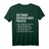 Software Entwicklungsprozess T-Shirt - Lustiges Geschenk für Informatiker, Nerds, Programmierer und PC-Enthusiasten zu Geburtstag & Weihnachten