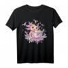 Pastell-Goth Axolotl T-Shirt - Kawaii Creepy Gothic Mode für Nu-Goth, Anime, Bubble-Goth & Harajuku Fans