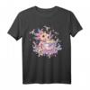 Pastell-Goth Axolotl T-Shirt - Kawaii Creepy Gothic Mode für Nu-Goth, Anime, Bubble-Goth & Harajuku Fans