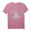 Pastell-Goth Axolotl T-Shirt - Kawaii Creepy Gothic Mode für Nu-Goth, Anime, Bubble-Goth & Harajuku Fans