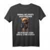 Einmal Mit Profis Teddybär lustiges Männer Frauen T-Shirt mit Spruch – Ironisches Design für Bauarbeiter, Handwerker, Kollegen & Chefs
