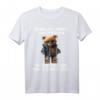 Einmal Mit Profis Teddybär lustiges Männer Frauen T-Shirt mit Spruch – Ironisches Design für Bauarbeiter, Handwerker, Kollegen & Chefs