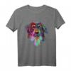 Splash Hund Hovawart T-Shirt - Buntes Hunderasse Design als Geschenk für Hovawart Fans und Hundebesitzer