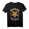 Baphometh Satan Pizza T-Shirt – Lustiges Gothic Metal Design für Goths, Nu-Goths & Heavy Metal Fans