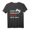 Essen Schlafen Zocken Seit 2006 Teenager Zocker und Gamer T-Shirt – Lustiges Geburtstagsgeschenk für 14-Jährige Jungs und Mädchen