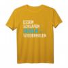 Essen Schlafen Segeln Geschenk für Segler - T-Shirt für Wassersportler, Skipper & Boots Liebhaber, perfekt zu Weihnachten & Geburtstag