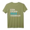 Essen Schlafen Segeln Geschenk für Segler - T-Shirt für Wassersportler, Skipper & Boots Liebhaber, perfekt zu Weihnachten & Geburtstag