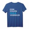 Essen Schlafen Segeln Geschenk für Segler - T-Shirt für Wassersportler, Skipper & Boots Liebhaber, perfekt zu Weihnachten & Geburtstag
