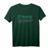 Funny IT Security Cybersecurity Definition Gift T-Shirt - Perfect for Tech Nerds, IT Professionals & Cybersecurity Experts for Birthdays & Christmas