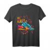 Cooles Go-Kart Kartbahn Rennkart T-Shirt – Buntes Polygon Design für Rennfahrer & Kartfans, Geschenkidee für Geburtstag & Weihnachten