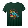 Cooles Go-Kart Kartbahn Rennkart T-Shirt – Buntes Polygon Design für Rennfahrer & Kartfans, Geschenkidee für Geburtstag & Weihnachten