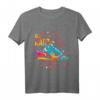 Cooles Go-Kart Kartbahn Rennkart T-Shirt – Buntes Polygon Design für Rennfahrer & Kartfans, Geschenkidee für Geburtstag & Weihnachten
