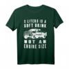 Pick Up Truck T-Shirt mit Spruch - Hubraum großer Motor - Witziges Geschenk für Pick Up Fahrer & Auto Liebhaber