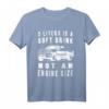 Pick Up Truck T-Shirt mit Spruch - Hubraum großer Motor - Witziges Geschenk für Pick Up Fahrer & Auto Liebhaber