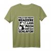 Falls ich nicht reagiere Lass mich einfach schlafen! Lustiges Panda T-Shirt für Langschläfer und Morgenmuffel
