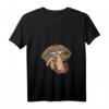 Damen Vintage Retro Leo Look T-Shirt mit Tattoo Rocker PWR Motiv - Feministisches Rock Design für starke Frauen & Festival-Styles