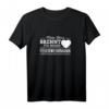 Mein Herz brennt für meinen Feuerwehrmann - Exklusives Feuerwehr T-Shirt als romantisches Geschenk zum Geburtstag, Weihnachten oder Valentinstag für Frauen