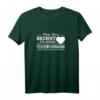Mein Herz brennt für meinen Feuerwehrmann - Exklusives Feuerwehr T-Shirt als romantisches Geschenk zum Geburtstag, Weihnachten oder Valentinstag für Frauen