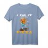 I do it for the Pizza - Lustiges Fitness Muskel T-Shirt für Pizza-Fans, perfekt als Geschenk zu Weihnachten, Geburtstag & Urlaub