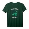 Flat Earth Society T-Shirt mit Weltkarte – Für alle, die an die flache Erde glauben und ihre Überzeugung zeigen möchten