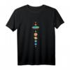 Lustiges Flat Earth Sonnensystem T-Shirt für Männer, Frauen & Kinder – Geschenkidee für Verschwörungstheoretiker, Galaxy Fans & Wissenschaftsskeptiker
