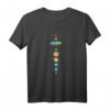 Lustiges Flat Earth Sonnensystem T-Shirt für Männer, Frauen & Kinder – Geschenkidee für Verschwörungstheoretiker, Galaxy Fans & Wissenschaftsskeptiker