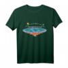 The Earth is Flat Illuminati T-Shirt – Verschwörungstheorie Geschenk für Flat-Earth Anhänger & Wissenschaftsliebhaber