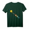 Flat Earth Society Flache Erde Sonnensystem T-Shirt – Witziges Verschwörungstheorie-Design für Astronauten & Weltraum-Partys