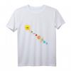 Flat Earth Society Flache Erde Sonnensystem T-Shirt – Witziges Verschwörungstheorie-Design für Astronauten & Weltraum-Partys