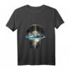 Flat Earth T-Shirt – Klassisch geschnitten mit flacher Erde Motiv, ideal für Verschwörungstheoretiker und Fans alternativer Weltanschauungen