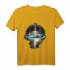 Flat Earth T-Shirt – Klassisch geschnitten mit flacher Erde Motiv, ideal für Verschwörungstheoretiker und Fans alternativer Weltanschauungen