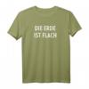 Die Erde Ist Flach T-Shirt für Verschwörungstheoretiker - Vintage Statement-Shirt für Männer & Frauen