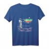 Lustiges Astronauten T-Shirt für Weltraum-Fans – Flache Erde, Galaxien & Wissenschafts-Geschenkideen für Mottopartys, Geburtstag & Weihnachten