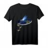 Funny Flat Earth Theorie Dinosaurier Extinktion T-Shirt – Witziges Geschenk für Flacherd-Glaubende und Dinosaurier-Interessierte