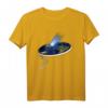 Funny Flat Earth Theorie Dinosaurier Extinktion T-Shirt – Witziges Geschenk für Flacherd-Glaubende und Dinosaurier-Interessierte