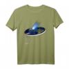 Funny Flat Earth Theorie Dinosaurier Extinktion T-Shirt – Witziges Geschenk für Flacherd-Glaubende und Dinosaurier-Interessierte